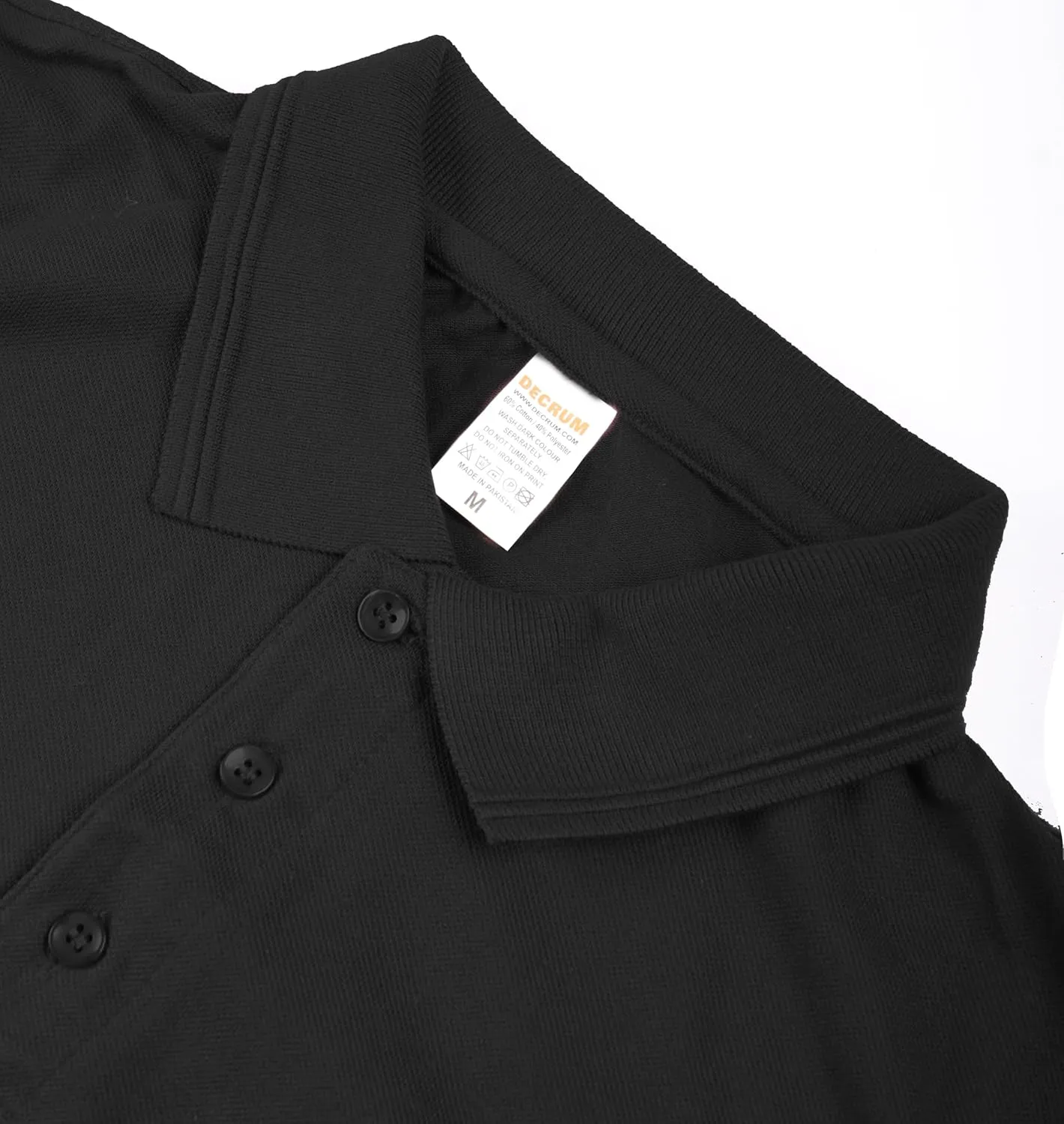 Decrum Mens Polo Shirts Short Sleeve Casual Collared Golf Polo Shirts for Men