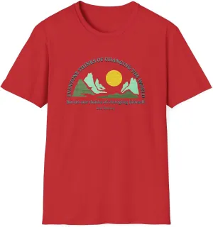 Inspirational Quote T-Shirt  Change Tolstoy, Motivational Gift, Unisex Tee, Positive Vibe, Book Lover Tee