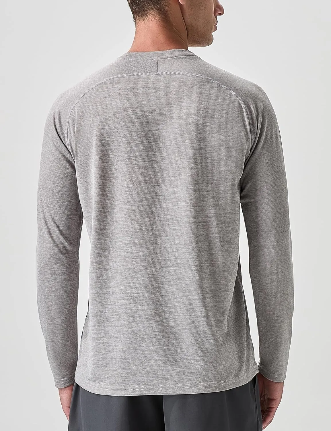 Men's Active Casual Long Sleeve Shirts Lightweight Dry Fit Workout Running Athletic Comfortable T-Shirts