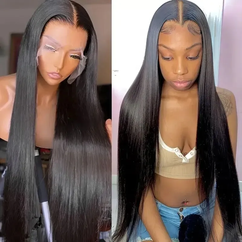 Trendy Ombre Straight Lace Frontal Human Hair Wig