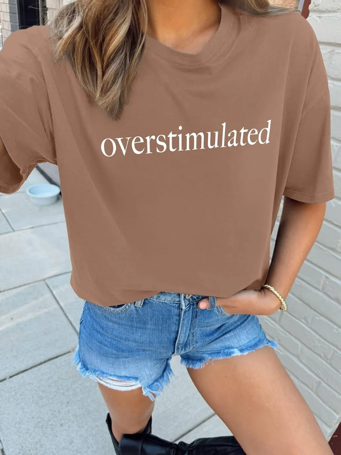 Women's Oversized T Shirts Graphic Tees Summer Short Sleeve Casual Loose Crewneck Basic Tunic Tops Trendy 2025
